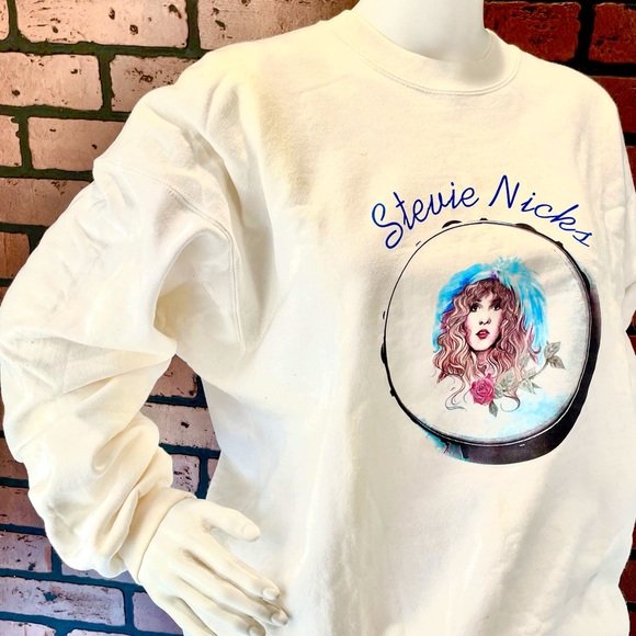RARE 1/50 Stevie Nicks Sweatshirt Two Sided Where Dreams Unwind Crystal Ball Lg - Picture 2 of 9